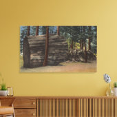 Calaveras Big Trees State Park Canvas Afdruk (Insitu (Woonkamer))