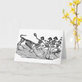 Calaveras bij het Runnen van de Stieren c. 1800's Kaart (Gele Bloem)