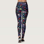 Calaveras Cats Dag van de Dode Pop Leggings (Achterkant)
