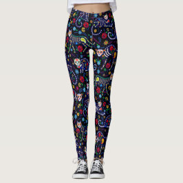 Calaveras Cats Dag van de Dode Pop Leggings