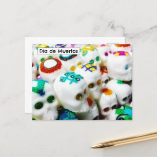 Calaveras de Azúcar en día de Muertos Briefkaart
