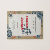 Calaveras (Gay) Wedding Invitation (Kleur 4) Legpuzzel (Horizontaal)