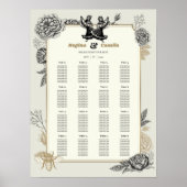 Calaveras (Lesbian Wedding Seating Chart) Poster (Voorkant)