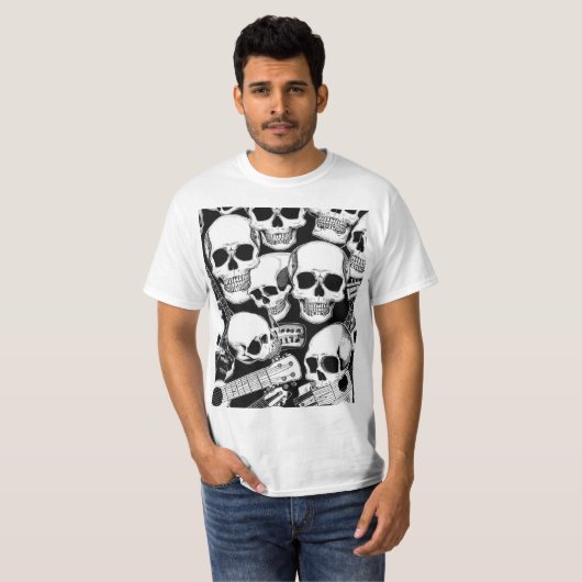 Calaveras Musicales: Ritmo y Vida T-shirt (Voorkant volledig)