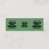 Calaveras-profielkaarten Mini Visitekaartje (Achterkant)