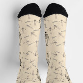 CALAVERAS, SKULL, BOTTEN SOKKEN (Top)