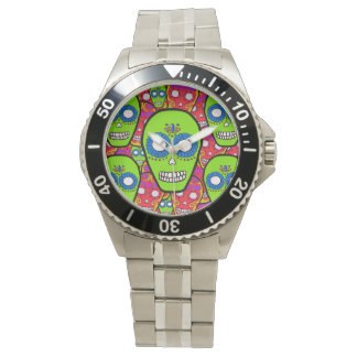 Calaveras Sugar Skulls Horloge