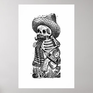 Calaveras Van de Heap door José Guadalupe Posada Poster