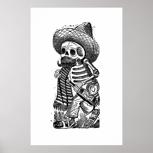 Calaveras Van de Heap door José Guadalupe Posada Poster (Voorkant)