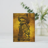 Calaveras van de Heap van José Guadalupe Posada Briefkaart (Staand voorkant)