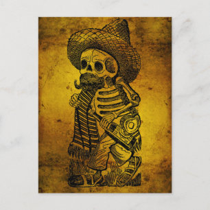 Calaveras van de Heap van José Guadalupe Posada Briefkaart