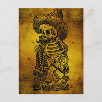 Calaveras van de Heap van José Guadalupe Posada Briefkaart