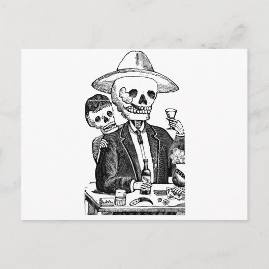 Calaveras van Guadalajara, Mexico Briefkaart (Voorkant)
