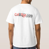 CalBQue kleine logo T-shirt (Achterkant)