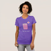 Calc you Later Calculator T-shirt (Voorkant volledig)