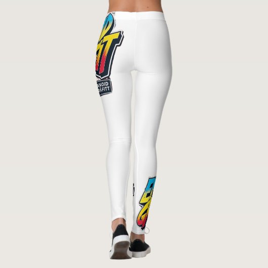 Calça Legging branca ENNOID GRÁFITT (Achterkant)