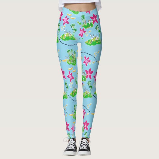Calça legging com desenho de Capoeira (Voorkant)