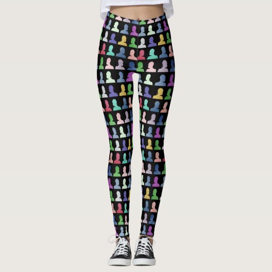 Calça legging com desenho de Capoeira (Voorkant)
