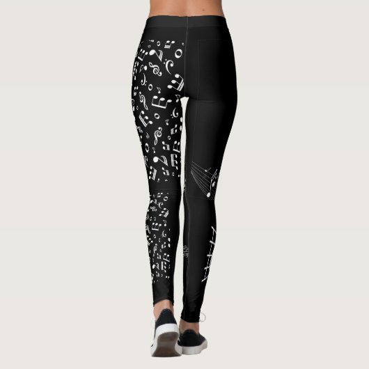 Calça legging notas musicais (Achterkant)