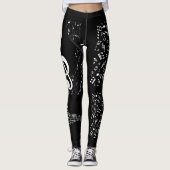 Calça legging notas musicais (Voorkant)