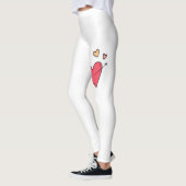 Calça Leggy super estilosa coração! Linda! Leggings (Links)