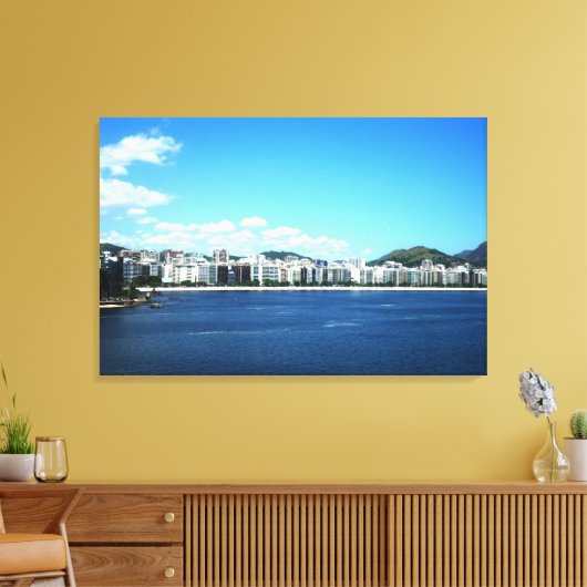 Calçadão Canvas Afdruk (Insitu (Woonkamer))