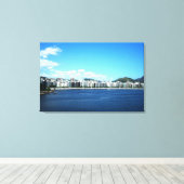 Calçadão Canvas Afdruk (Insitu (Houten vloer))