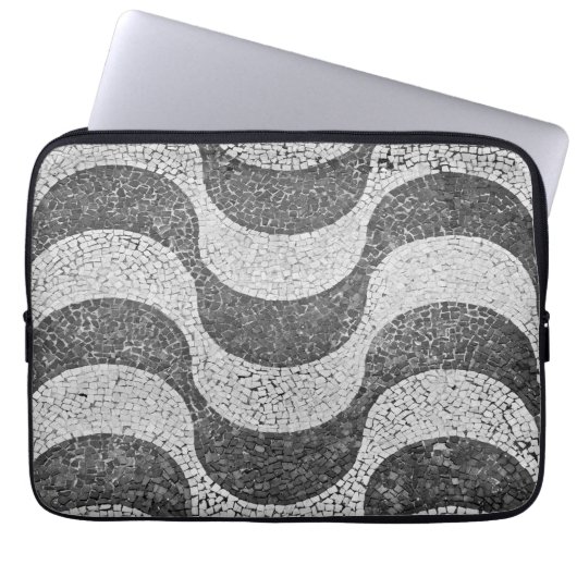 Calçadão de Copacabana Laptop Sleeve (Voorkant)