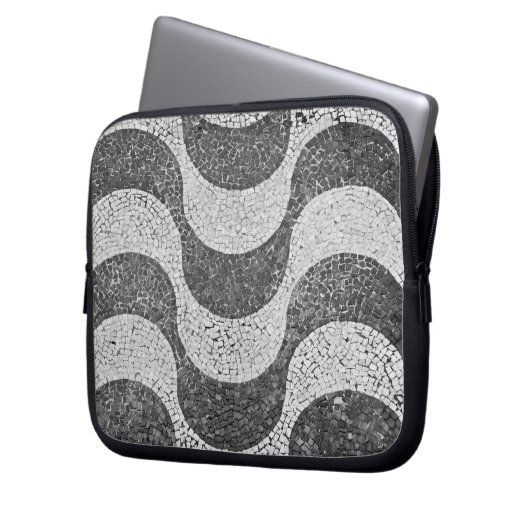 Calçadão de Copacabana Laptop Sleeve (Voorkant Links)