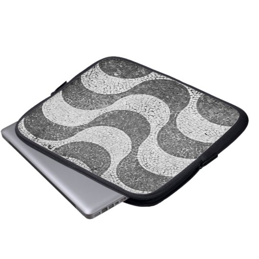 Calçadão de Copacabana Laptop Sleeve (Voorkant onderkant)