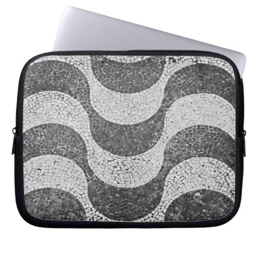 Calçadão de Copacabana Laptop Sleeve (Voorkant)