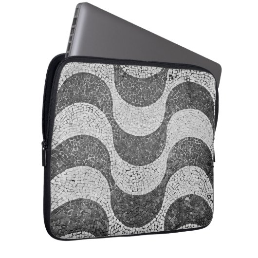 Calçadão de Copacabana Laptop Sleeve (Voorkant Rechts)