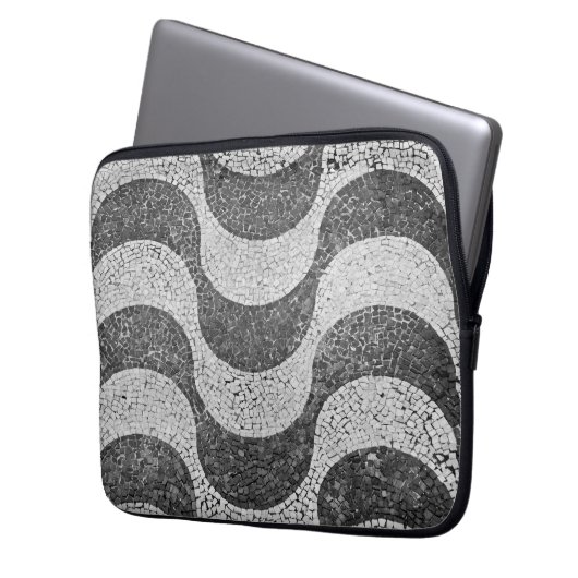 Calçadão de Copacabana Laptop Sleeve (Voorkant Links)