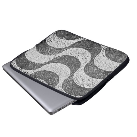 Calçadão de Copacabana Laptop Sleeve (Voorkant onderkant)