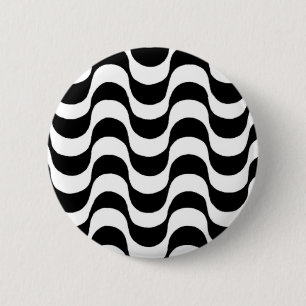 Calçadão de Copacabana Rio de Janeiro Brasil Ronde Button 5,7 Cm