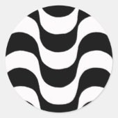 Calçadão de Copacabana Ronde Sticker (Voorkant)