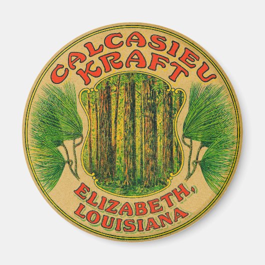 Calcasieu Kraft Bags Magneet (Voorkant)