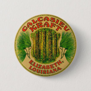 Calcasieu Kraft-zakken Ronde Button 5,7 Cm