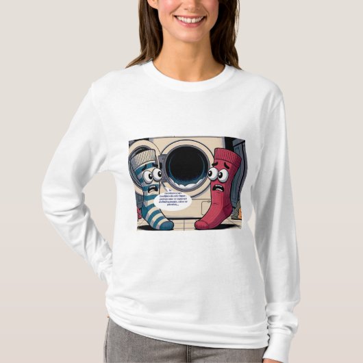 calcetines asustados t-shirt (Voorkant)