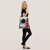 calcetines asustados tote bag (Op model)