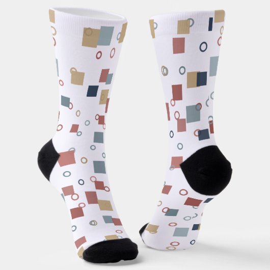 Calcetines con dibujos minimalistas alegres        sokken (Gebogen)