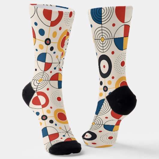 Calcetines diseño geométrico sokken (Gebogen)