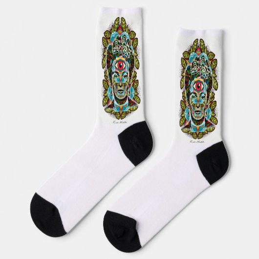 Calcetines Frida Kahlo Ojo Sokken (Links)