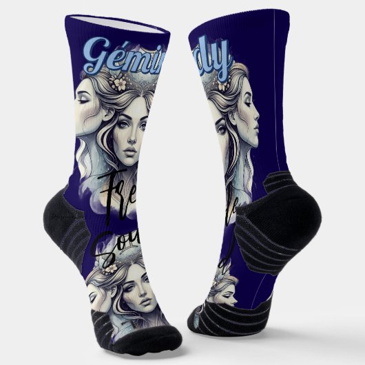 Calcetines Lady Géminis – Toque divertido Sokken (Gebogen)