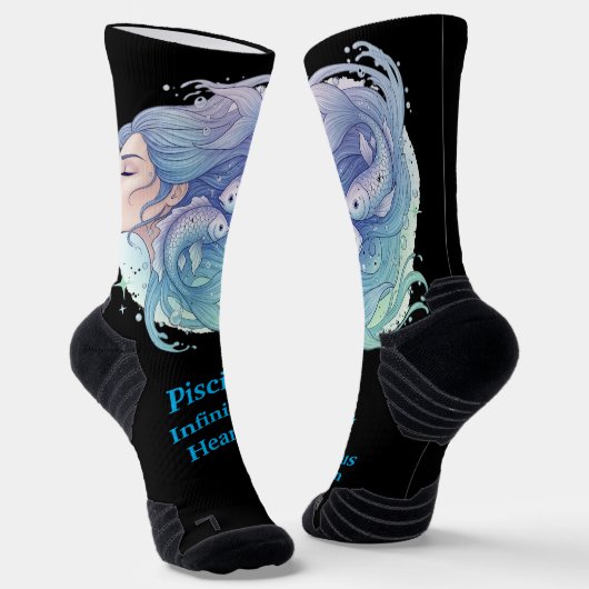 Calcetines Lady Piscis – Detalle creativo Sokken (Gebogen)