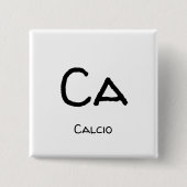 Calcio Vierkante Button 5,1 Cm (Voorkant)