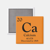 Calcium Periodiek Tabel Magneet (Voorkant / Achterkant)