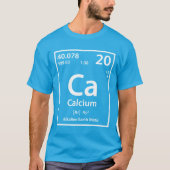 Calciumelement (wit) t-shirt (Voorkant)