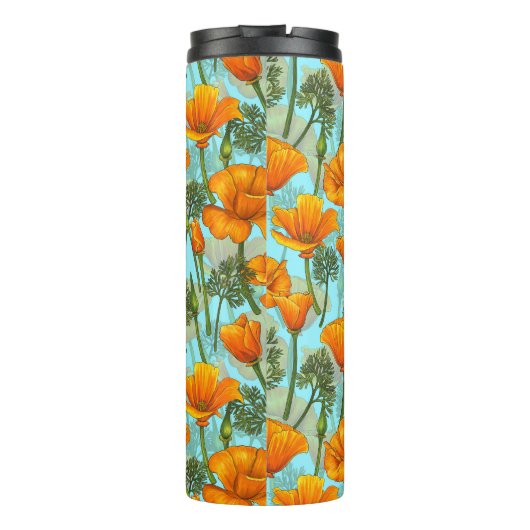 Calciumtumbler in Californië Thermosbeker (Achterkant)