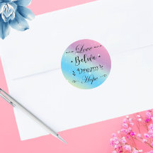 Calcomanía color degradado motivacion 